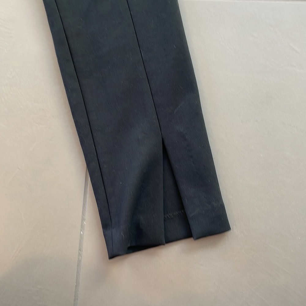 Tibi Black Front Slit Slacks - Picture 2 of 3